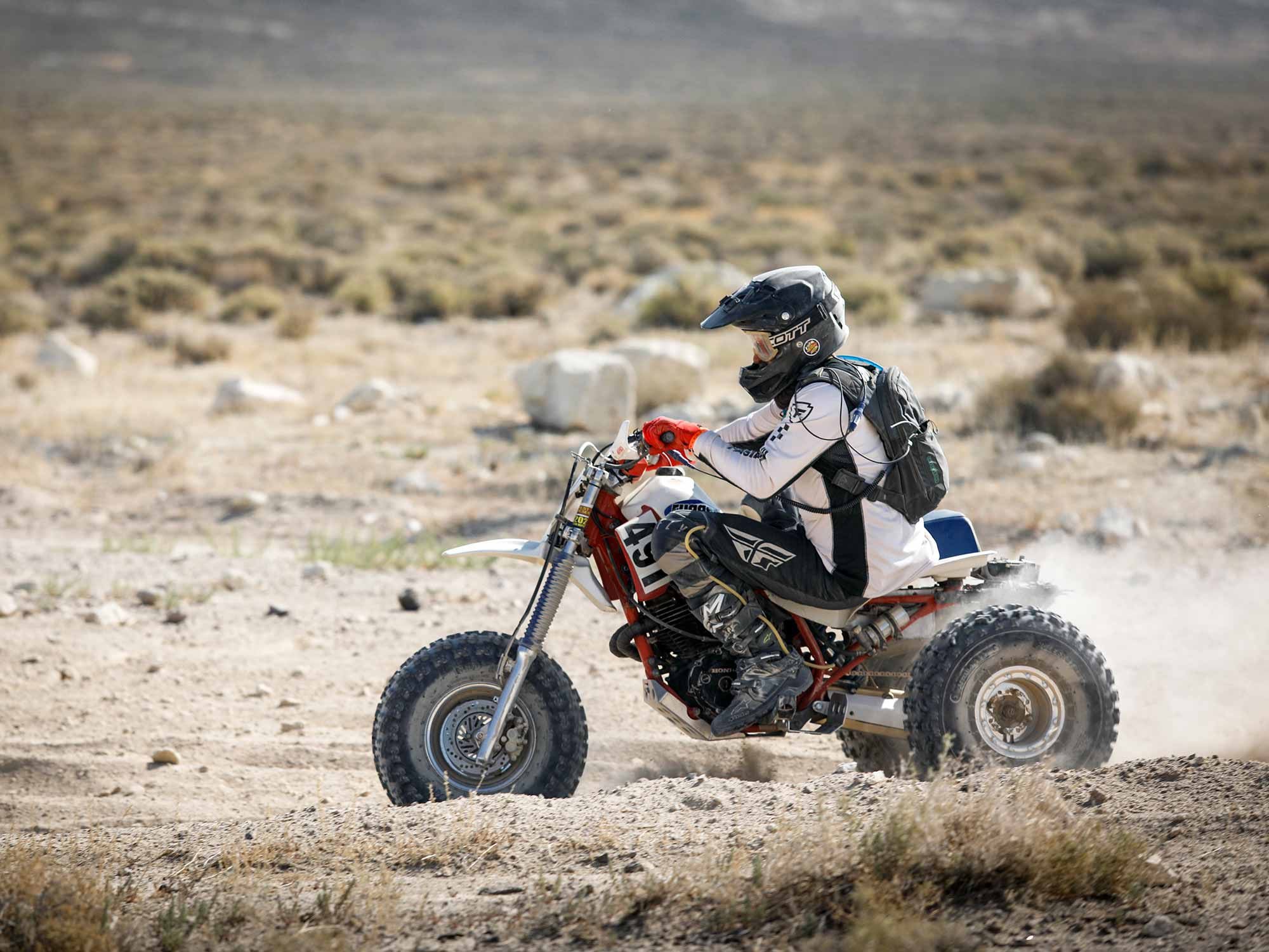 Best in the Desert ATV Racing includes three-wheelers.
