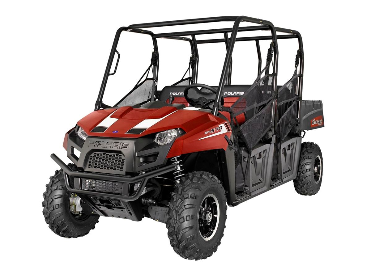 2014 Polaris Ranger Crew 570 EPS Burgundy Metallic LE ATV Rider