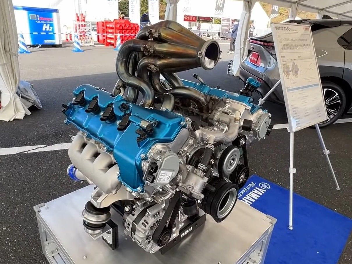 Toyota and Yamaha Create a Hydrogen Powered Lexus V 8 ATV Rider
