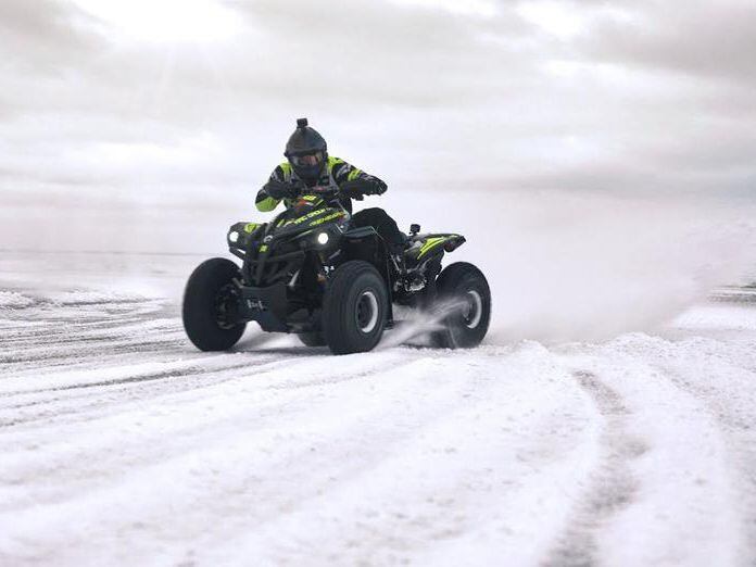 Watch ATV Ice Racing in Estonia ATV Rider