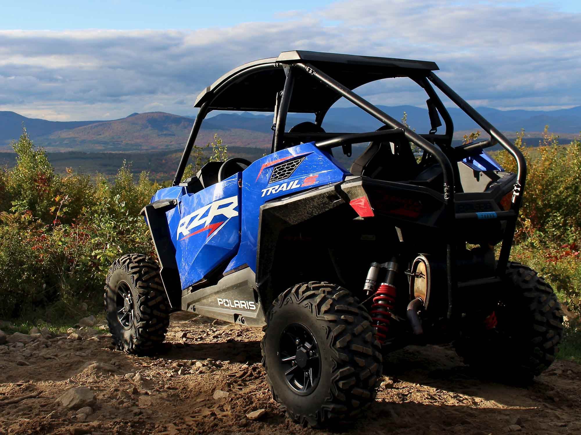 The UTV is easier to drive and less fatiguing.