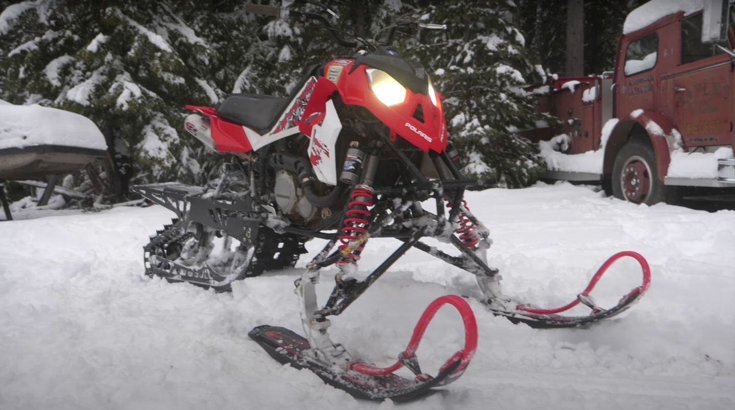 Grind Hard Plumbing Co Reinvents the Snowmobile ATV Rider