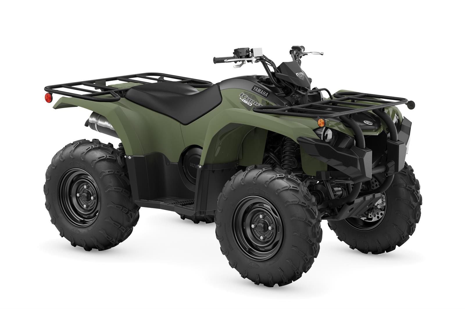 The 2022 Yamaha Kodiak 450 in Tactical Green.
