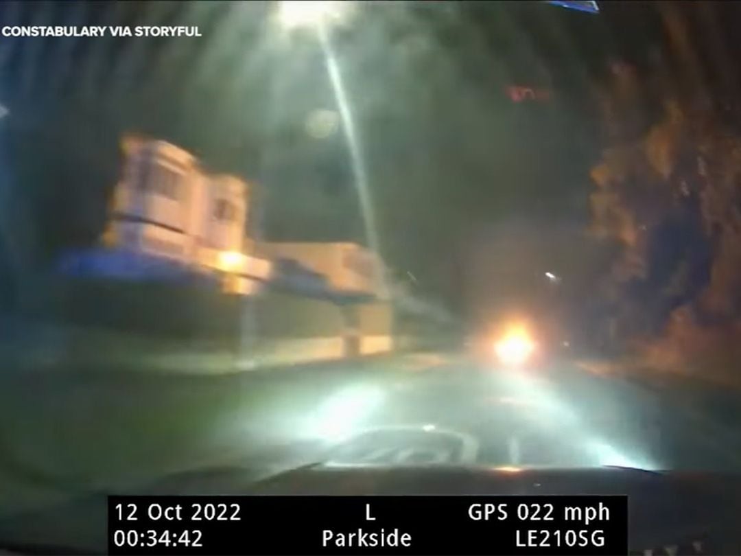 Watch This Crazy Man Run From UK Cops on a Burning ATV