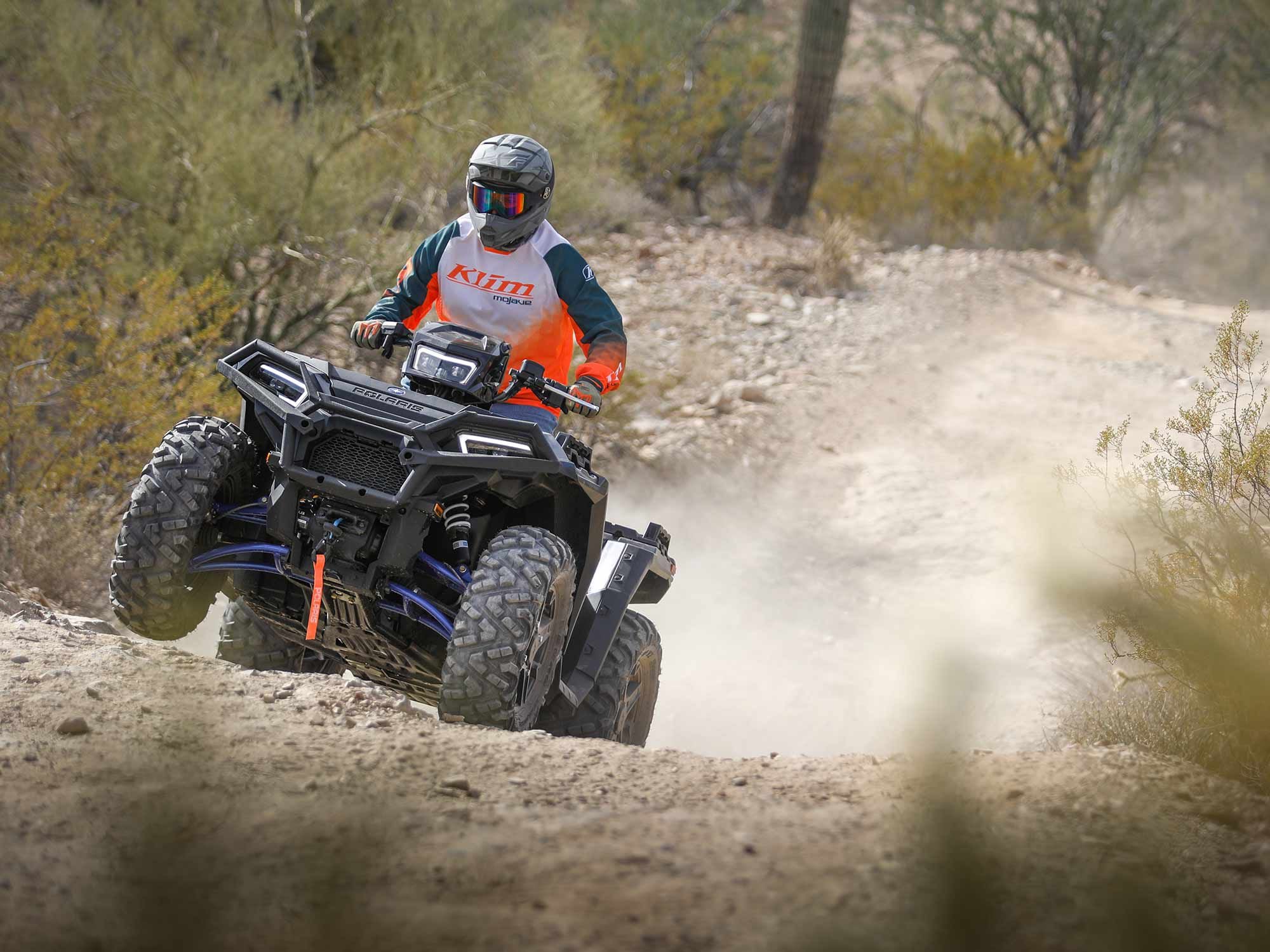 Rugged trails are no match for the Polaris Sportsman XP 1000.