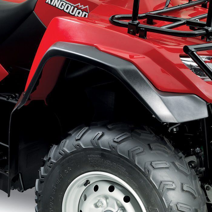 Wide fenders like these provide extra protection.