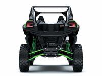 The four-link rear suspension and massive trailing arms on the 2020 Teryx KRX 1000 look like aftermarket hardware at first glance.