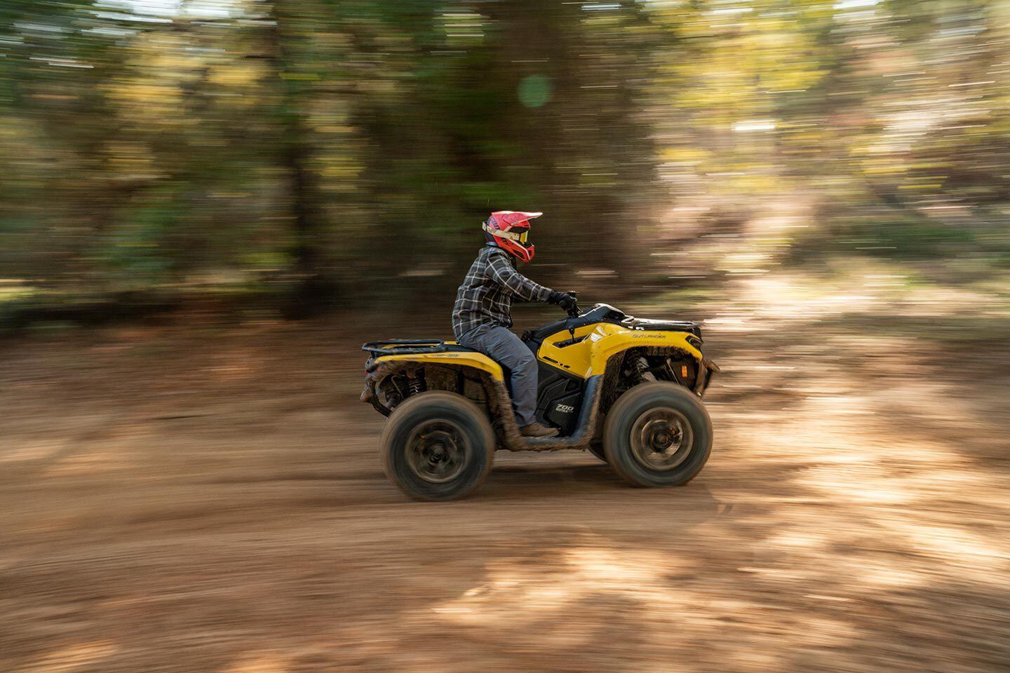 Can-Am claims class-leading power with its 650cc engine.