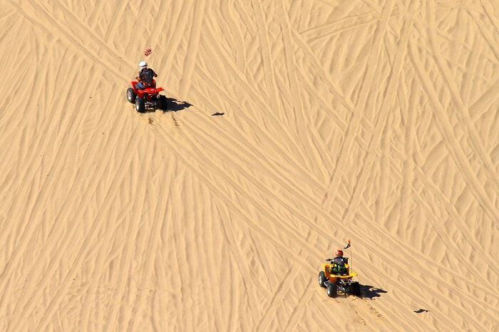 The famous Glamis sand dunes.