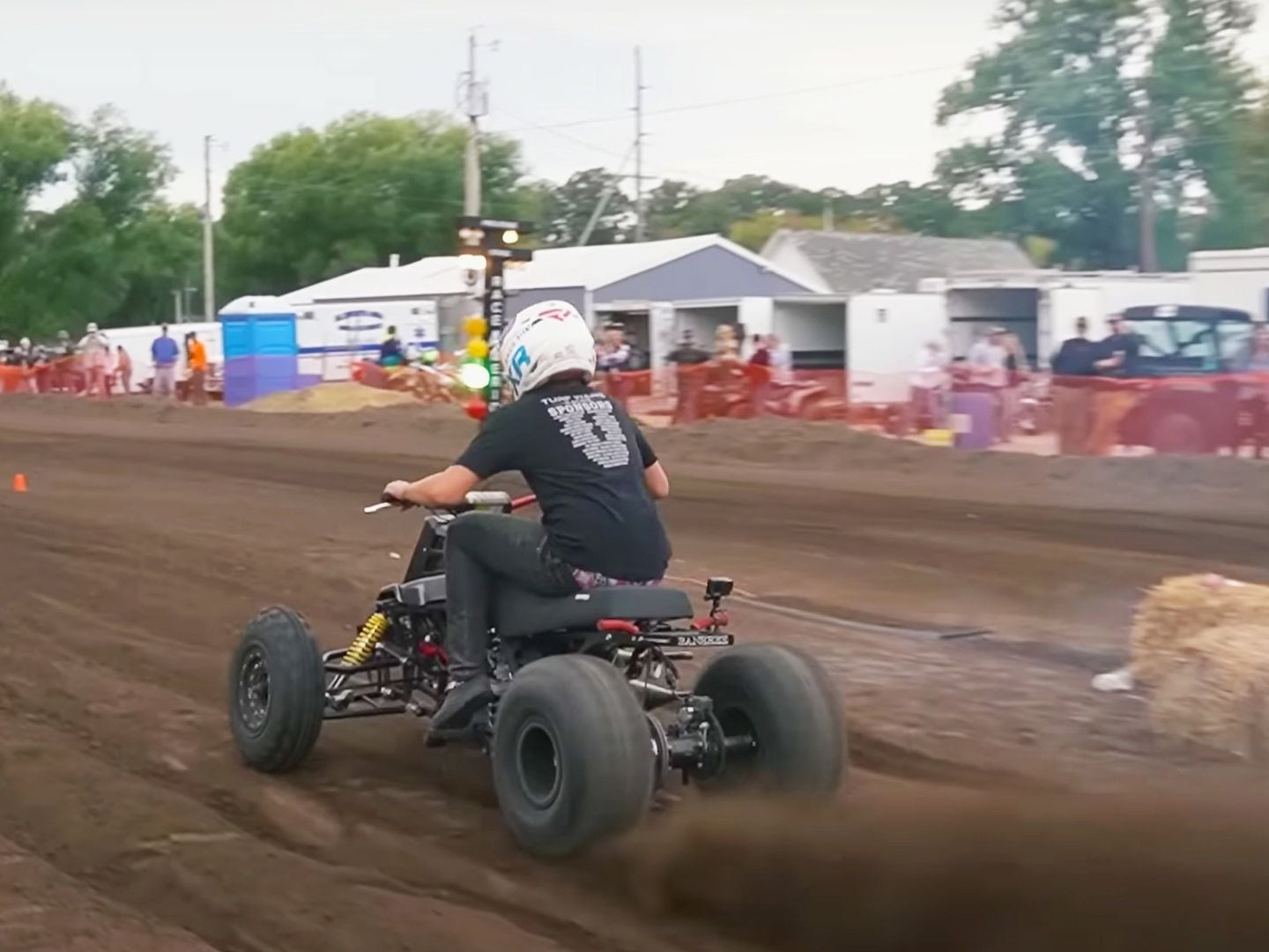 World s Fastest Banshee Goes Drag Racing ATV Rider