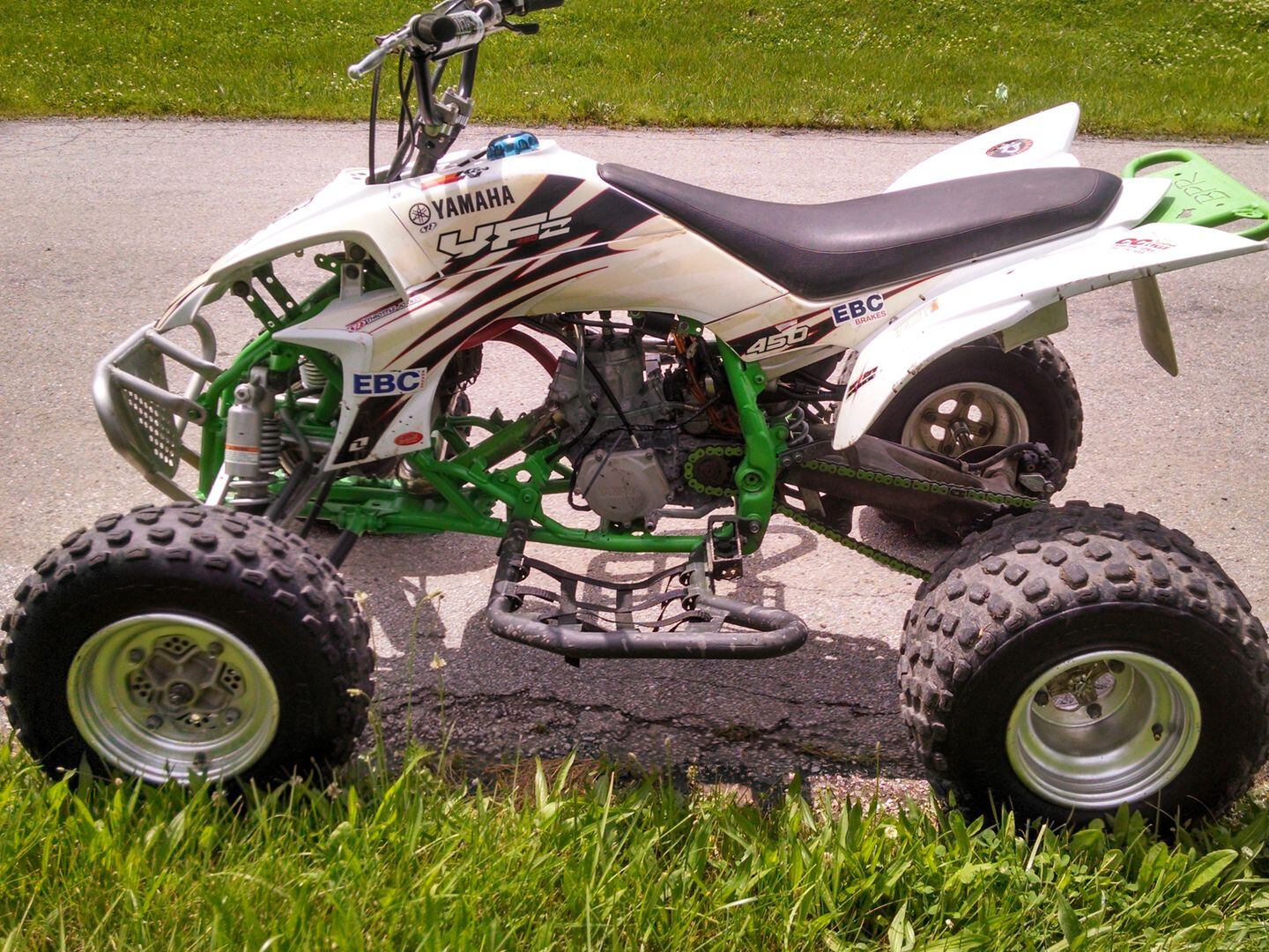 ATV Build Yamaha YZ250 Two Stroke Mill in a YFZ450 Chassis