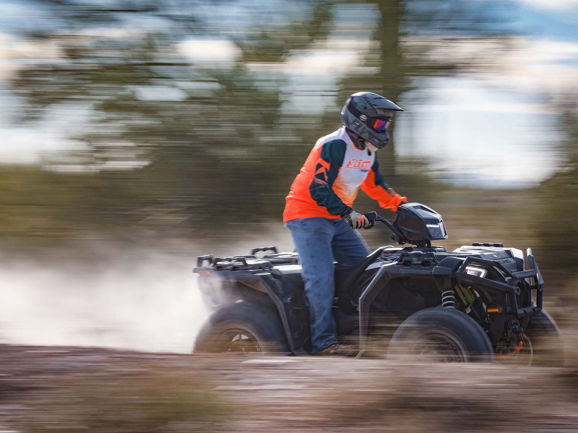 What’s the top speed? We’ll go with “frightening.”