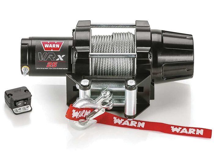 A winch could help get you out of a sticky situation while you’re out on the trail.