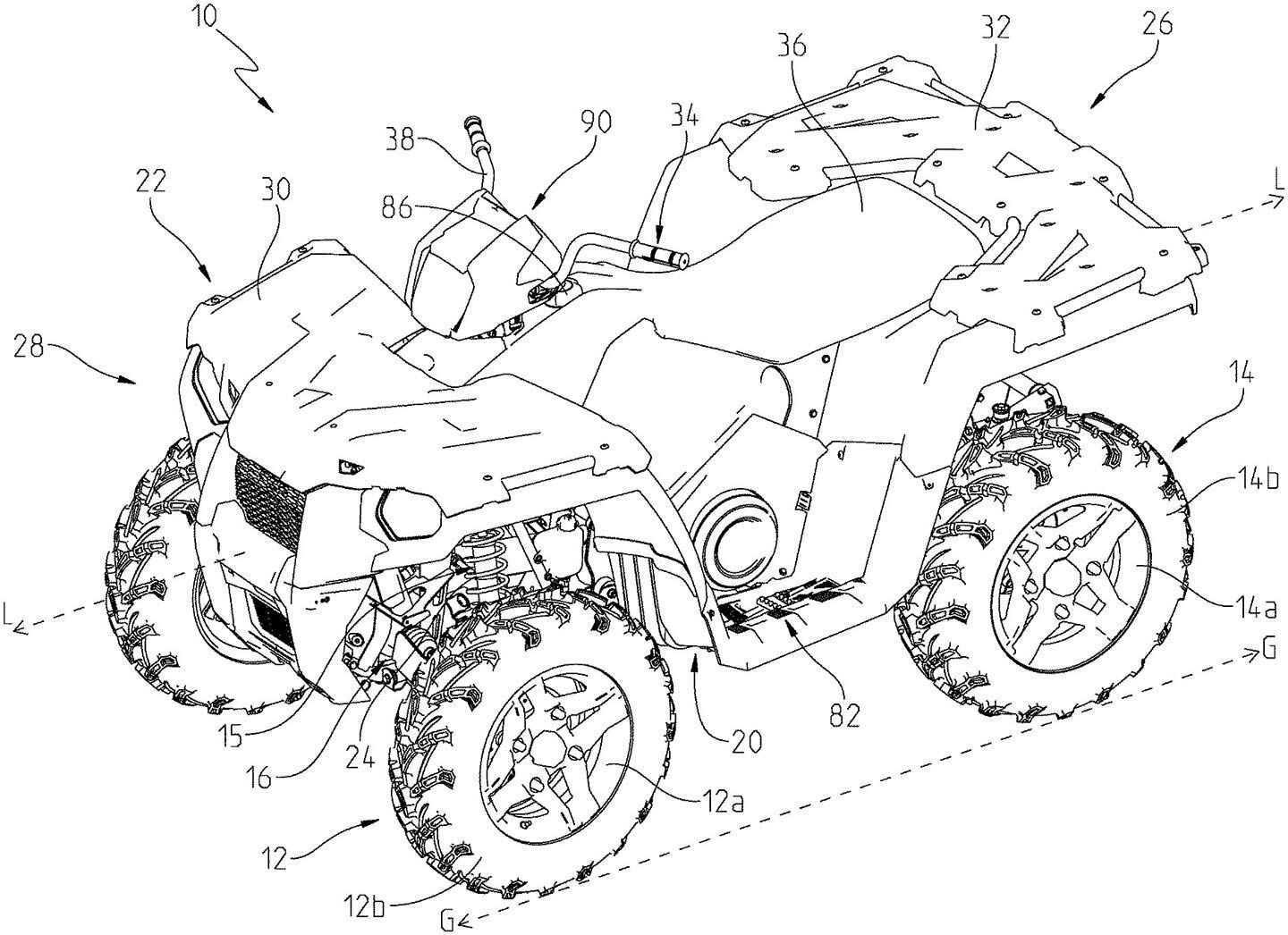From the outside, the machine looks pretty similar to every other Polaris ATV.