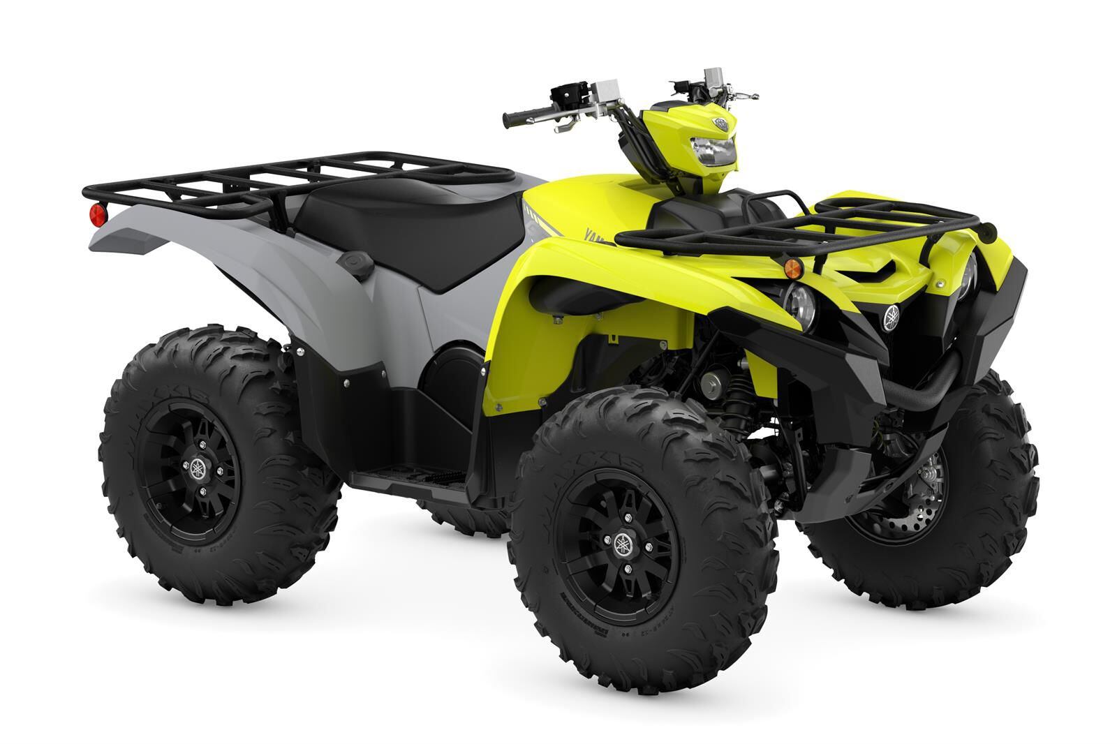The 2022 Yamaha Grizzly EPS comes in Armor Gray and Yellow.