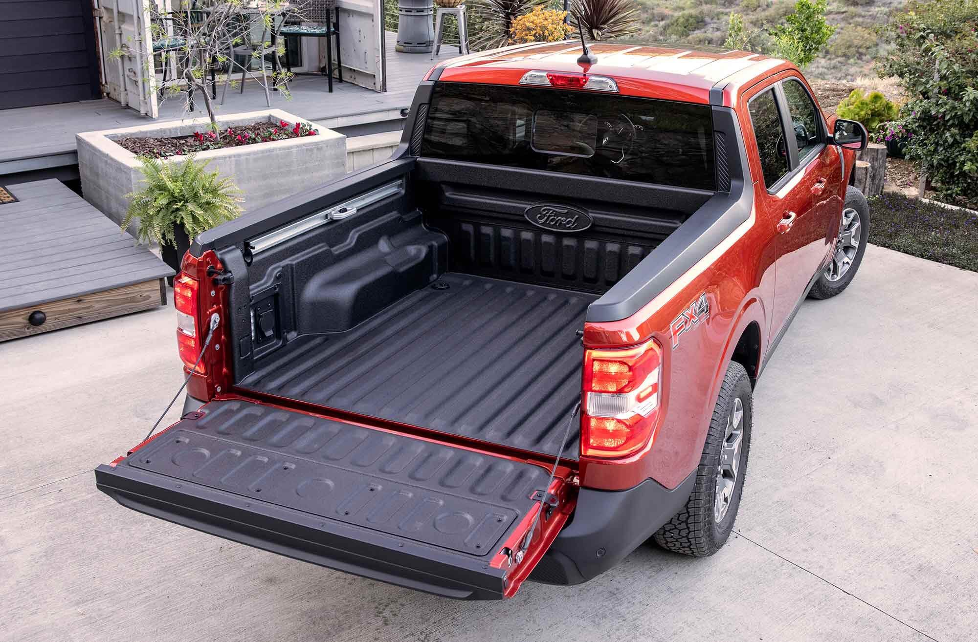 The Ford Maverick’s FlexBed offers creative and useful ways to carry your cargo in a pint-sized space.