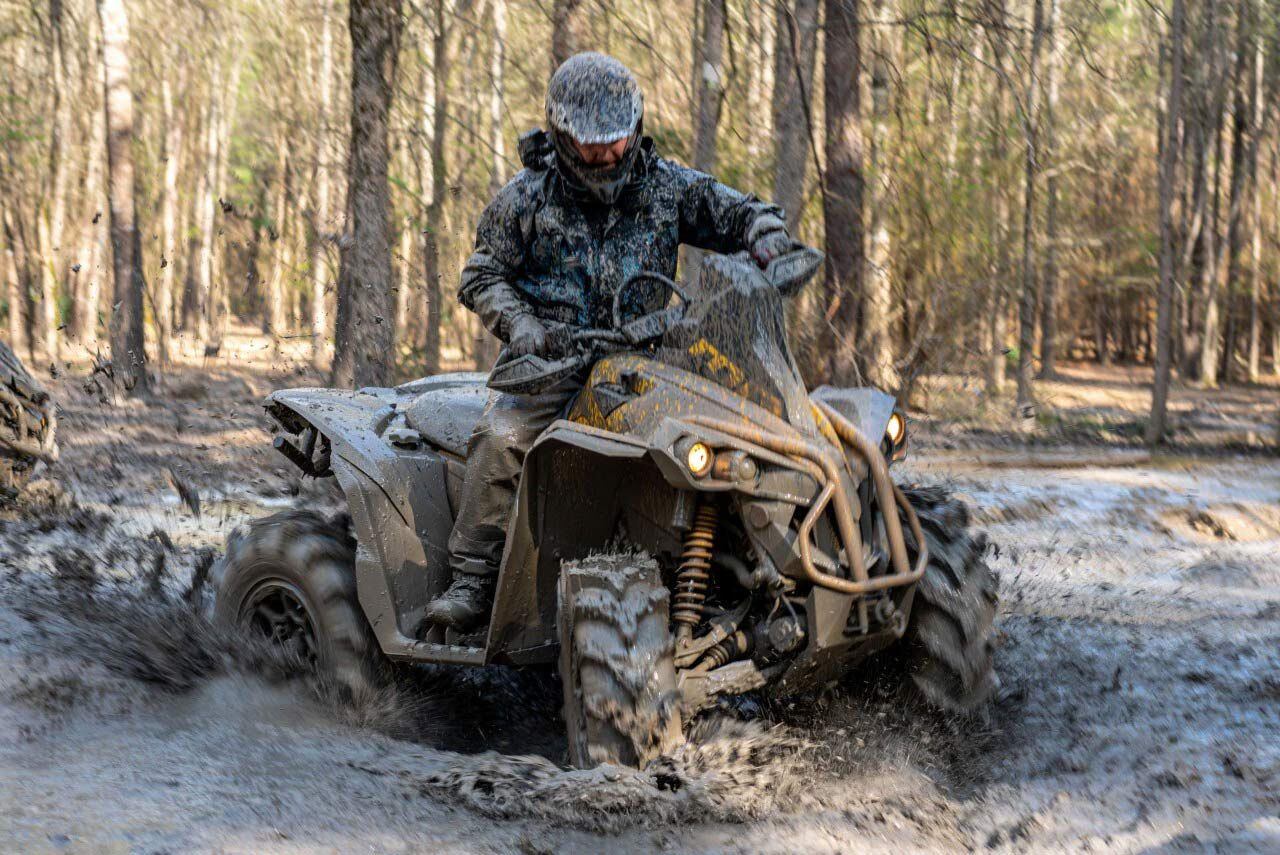 Can-Am offers a variety of four-wheel-drive systems.