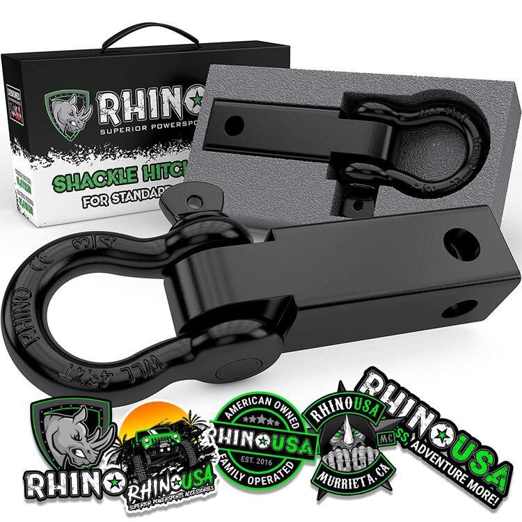 Rhino 2-inch Shackle Hitch Receiver.