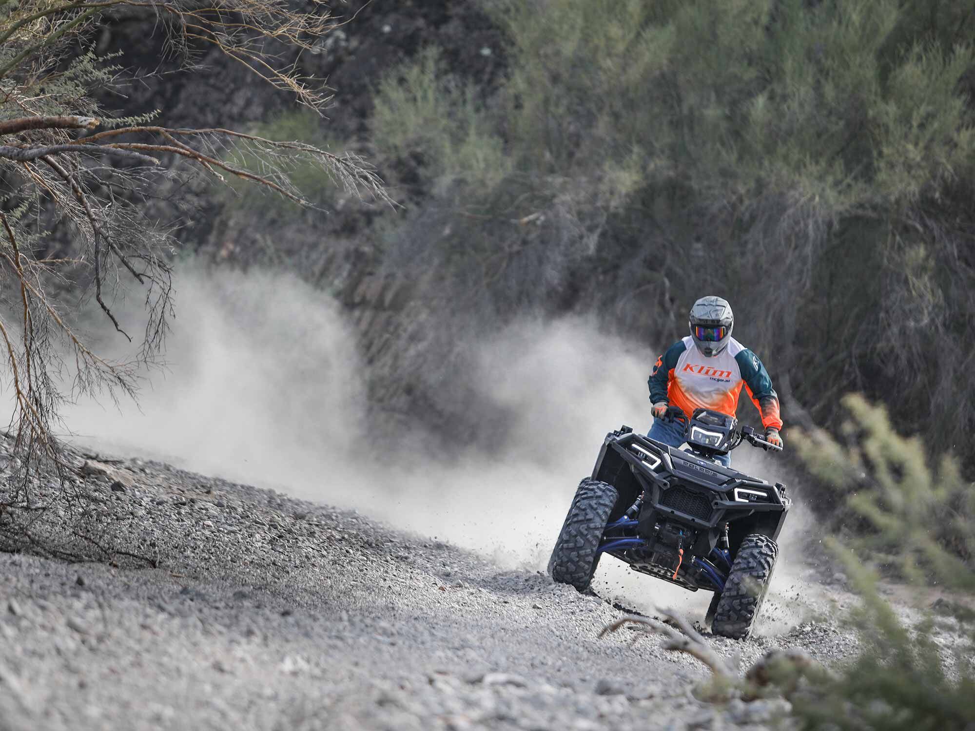 The fastest way from point A to point B involves 90 horsepower, all-wheel-drive, and Ride Command.