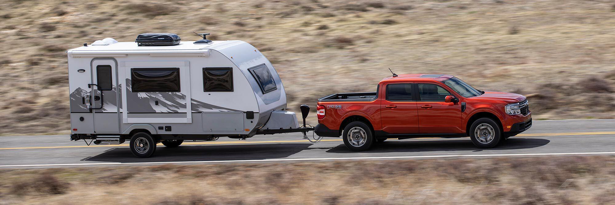 Standard tow rating comes in at 2,000 pounds. Optional EcoBoost engine trims jump to 4,000 pounds of towing capacity.