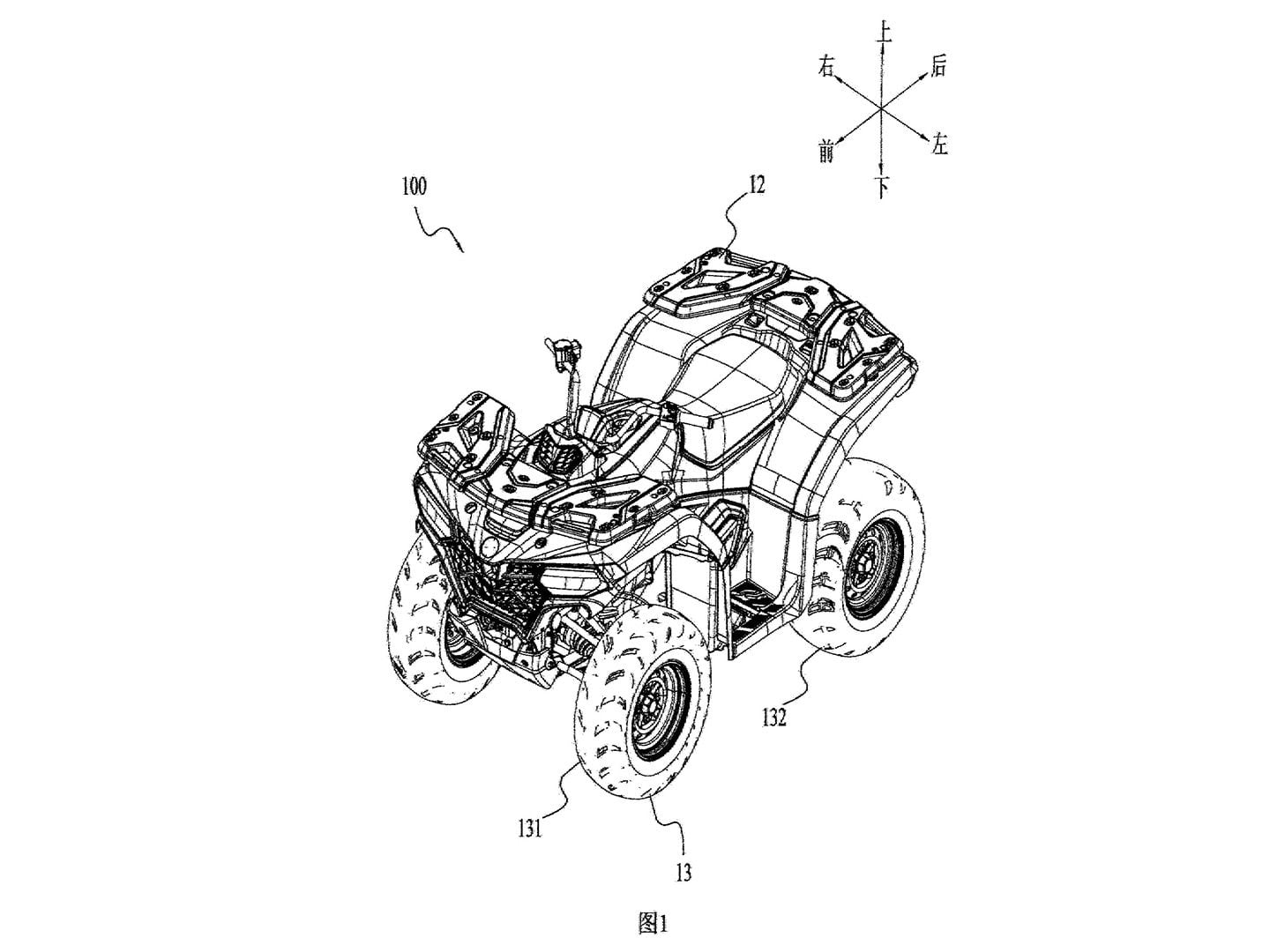 NextImg:CFMoto Patent Reveals Electric ATV