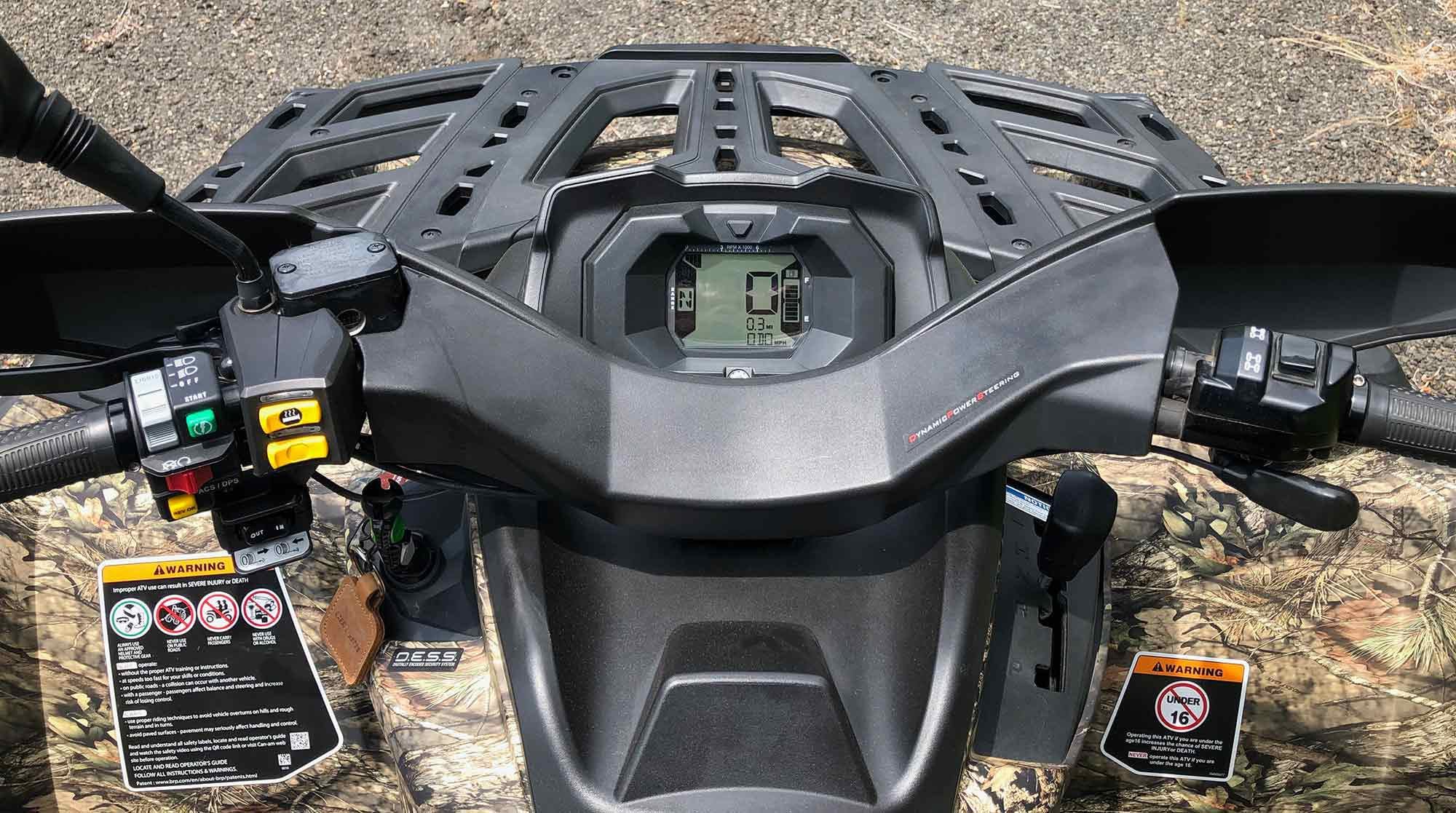 An ATV is decidedly harder to master than a UTV.