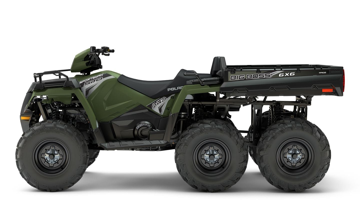 2018 Polaris Sportsman 6x6 Bog Boss 570 EPS ATV Rider