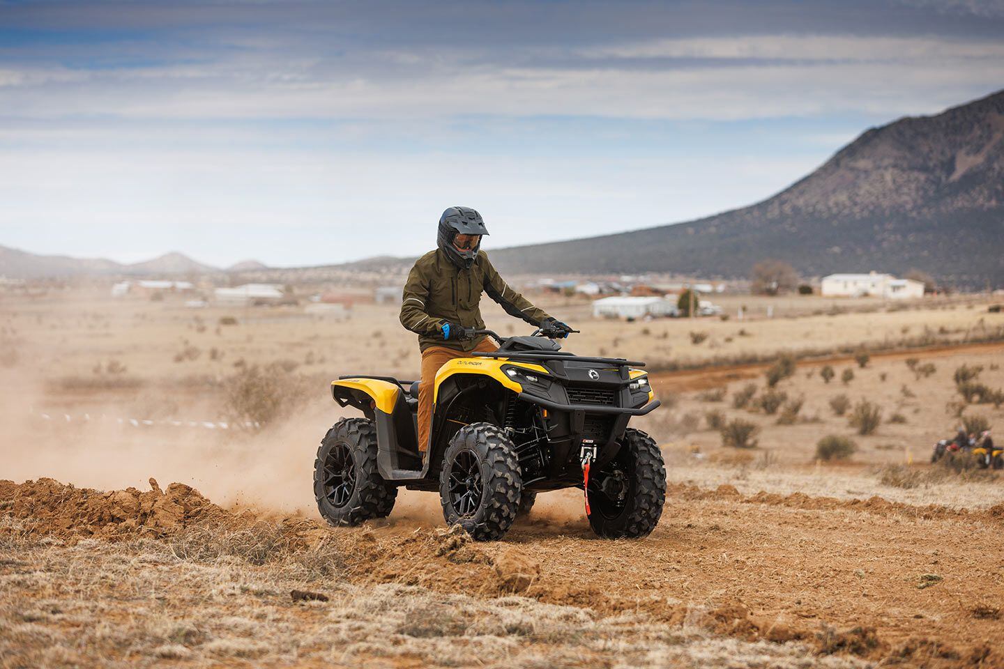 The Outlander is remarkably neutral, coaxing you into sideways antics in no time.