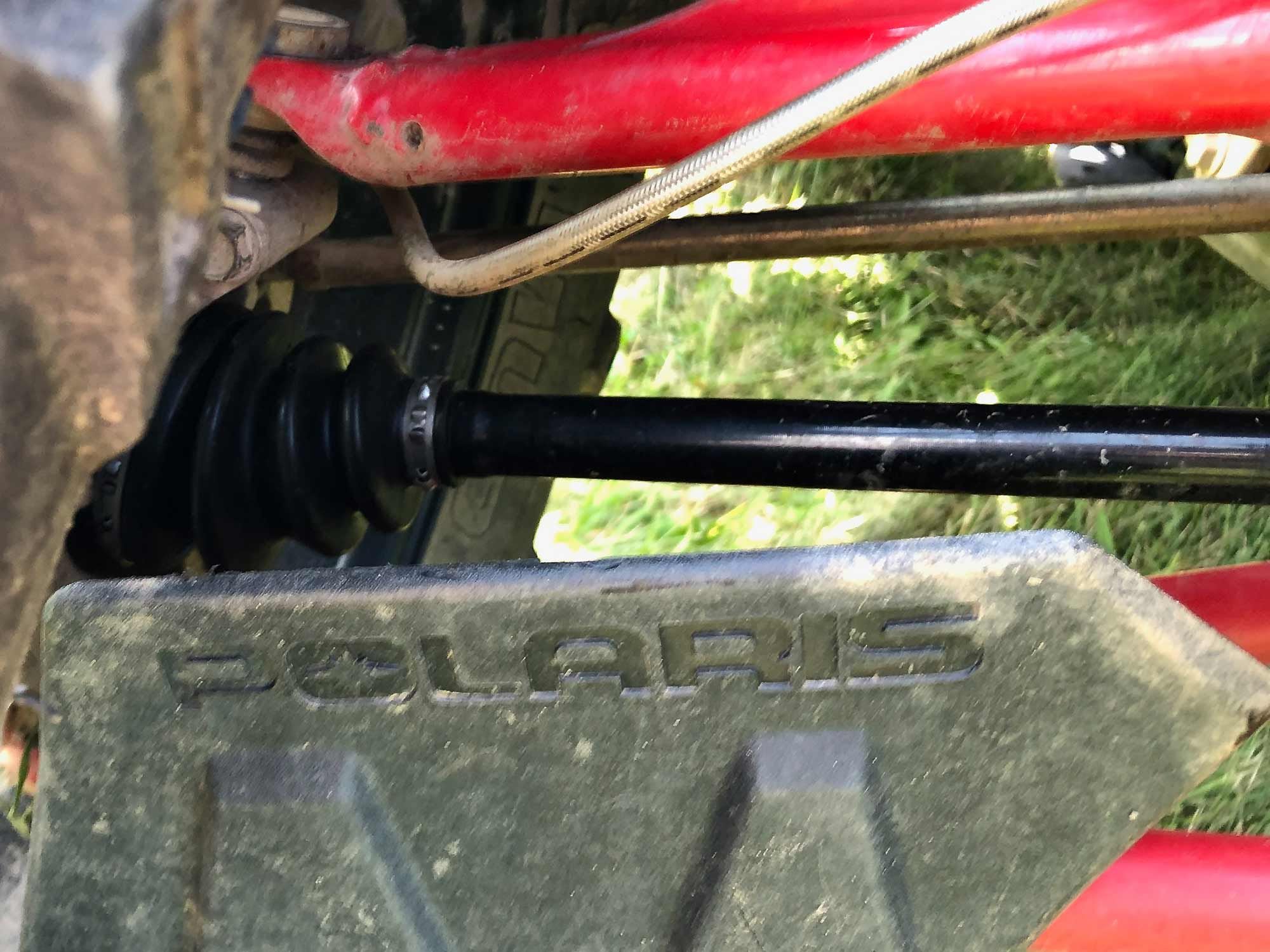 Showcase newly replaced parts, like a fresh axle.