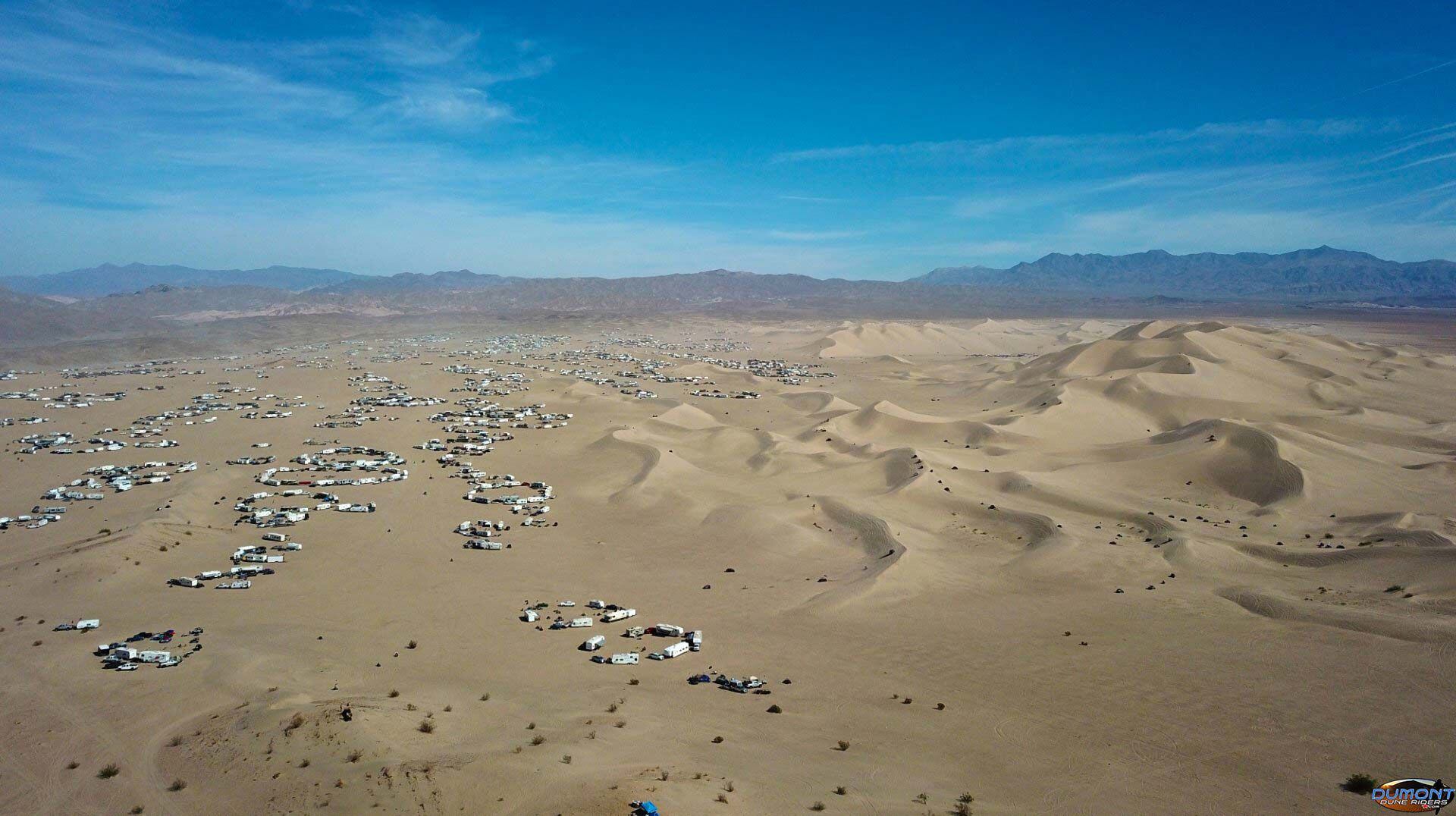 Camp and ride at the Dumont Dunes.