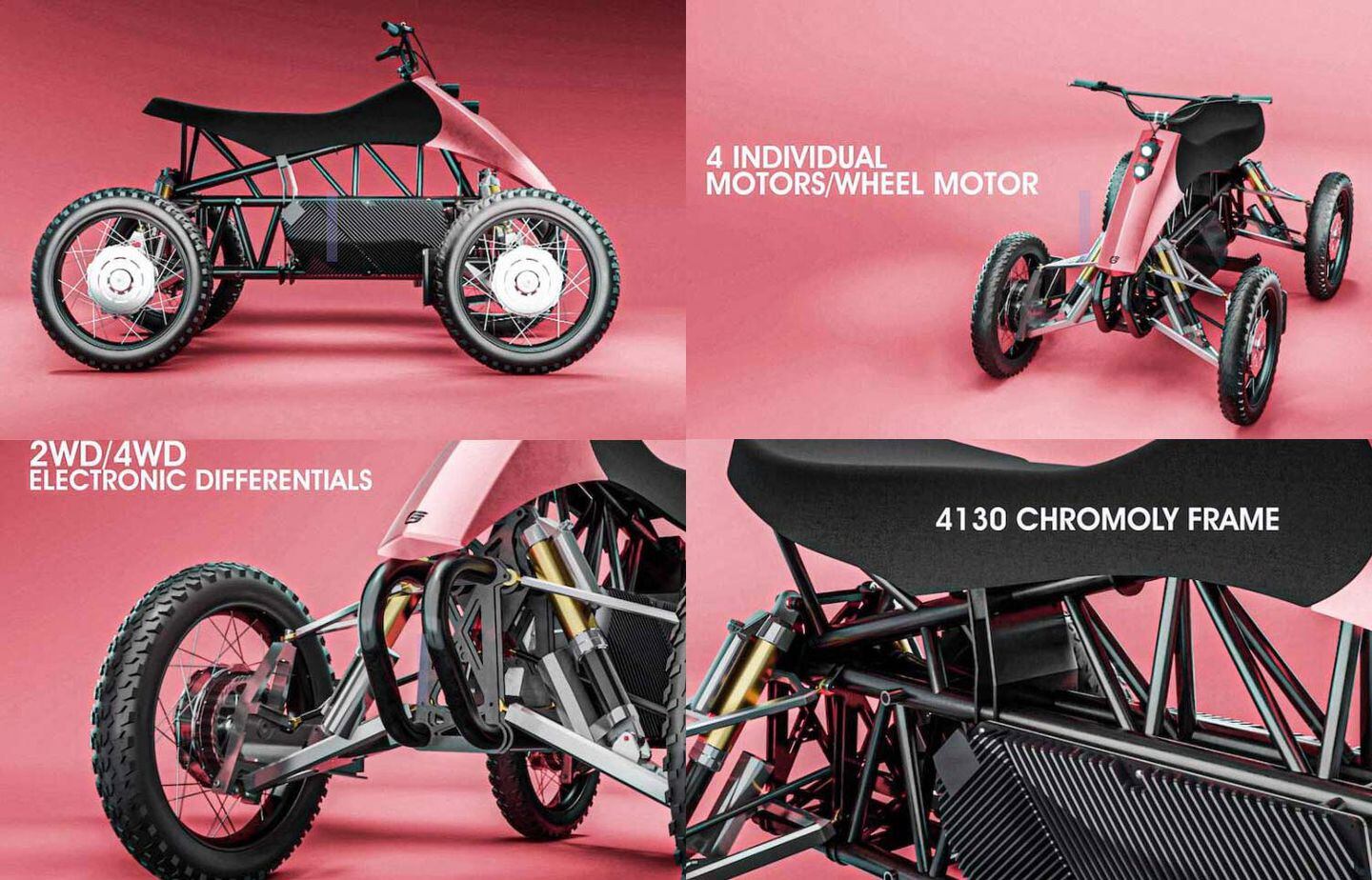 Graft EV 4WD AllElectric ATV ATV Rider