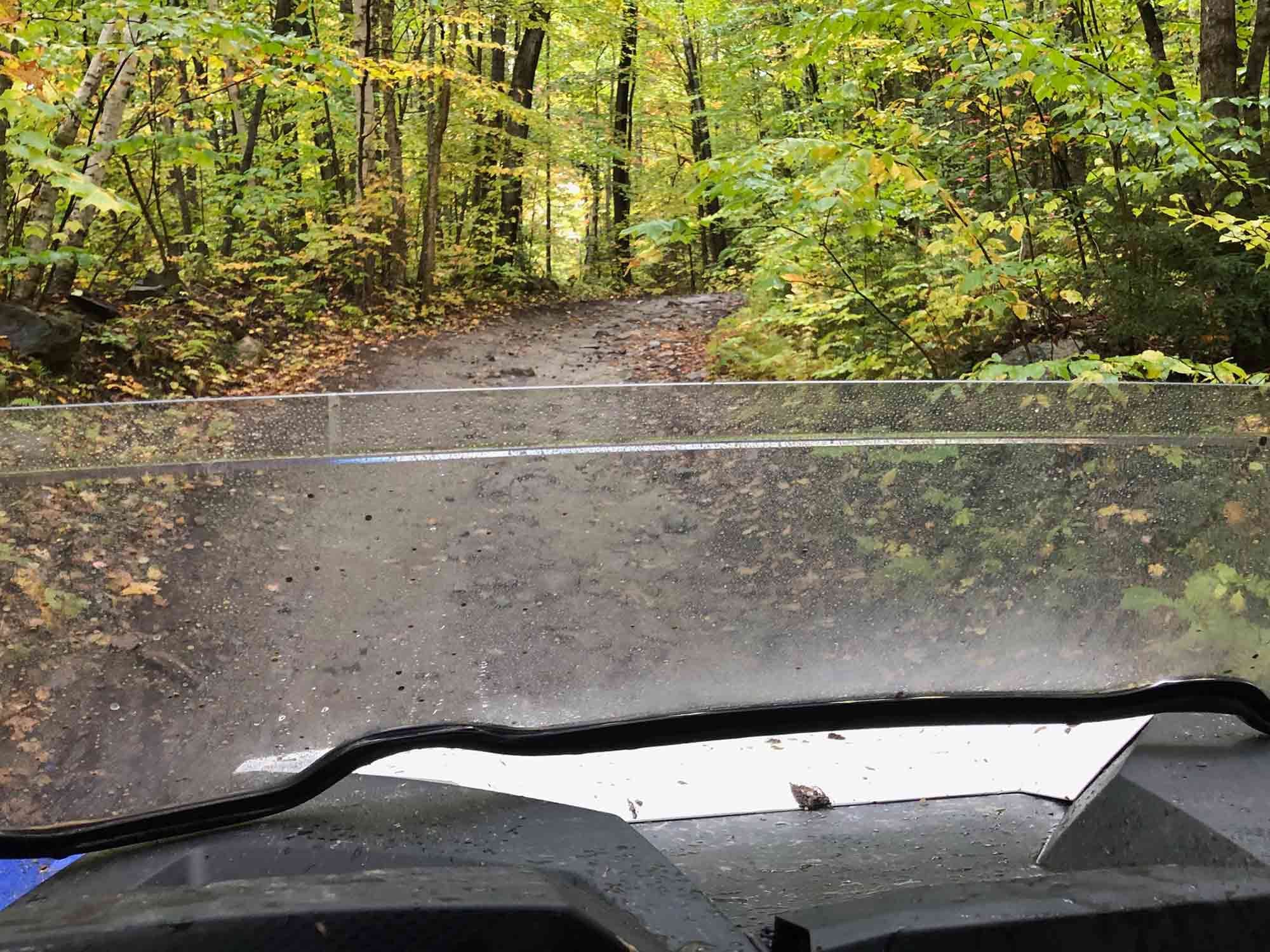 UTVs are not allowed on some ATV trails.