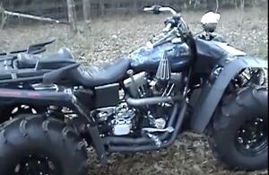 Harley Powered ATV ATV Rider